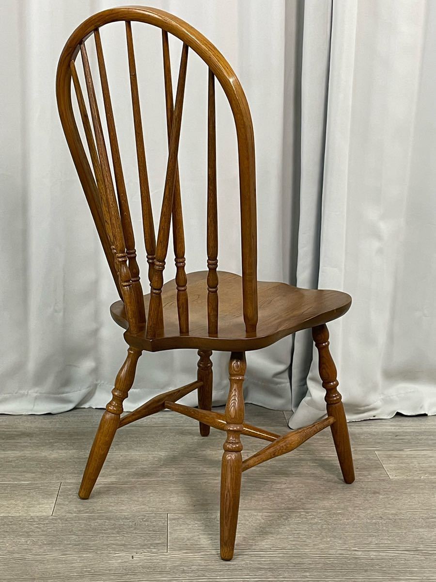 4512 飛騨家具 柏木工 オーク材 ダイニングチェア 2脚セット 4512 飛騨家具 柏木工 オーク材 ダイニングチェア 2脚セット