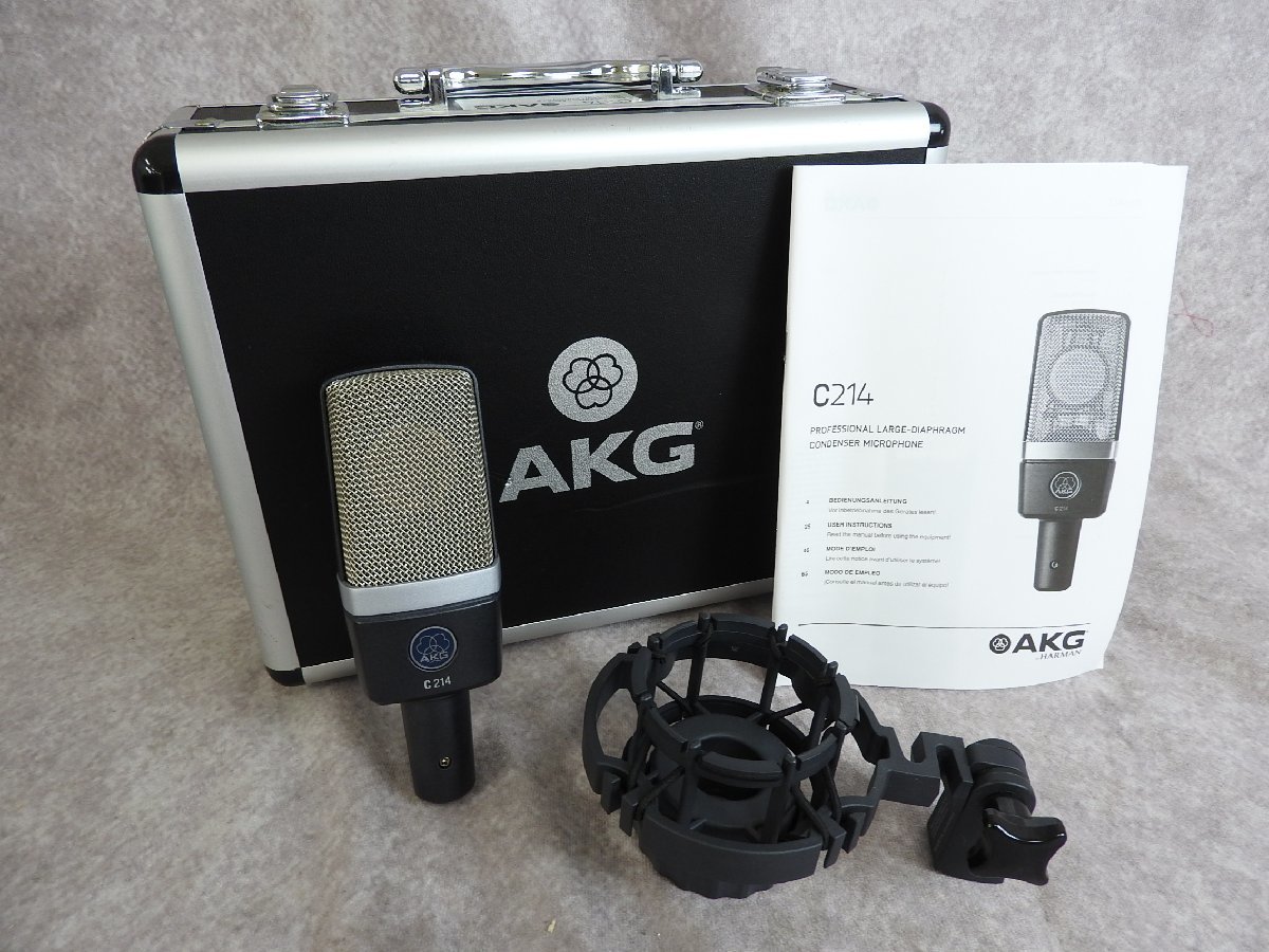 AKG C214 パフなしの為値下げ コンデンサマイク | ovale.eu