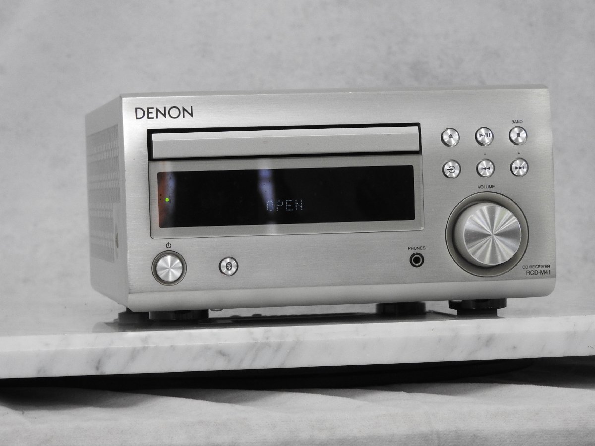 一部予約販売中】 DENON CDレシーバー RCD-M41【コンポ】【ジャンク