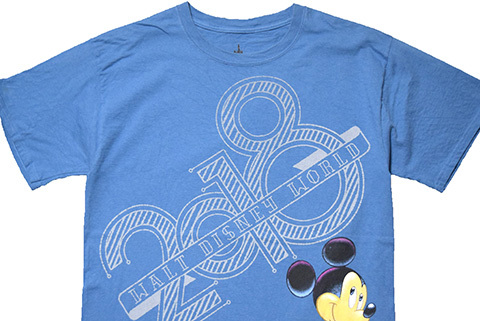 【M】 ディズニー ディズニーパークス ミッキーマウス キャラクター Tシャツ メンズM ディズニーランド Disney アメカジ 古着 BA3351_画像3