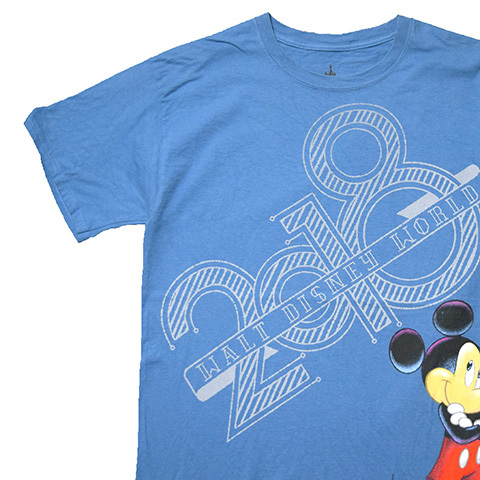 【M】 ディズニー ディズニーパークス ミッキーマウス キャラクター Tシャツ メンズM ディズニーランド Disney アメカジ 古着 BA3351_画像6