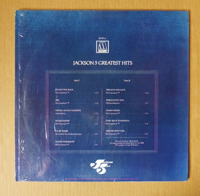 THE JACKSON 5「GREATEST HITS」米ORIG [MOTOWN] シュリンク美品_画像2