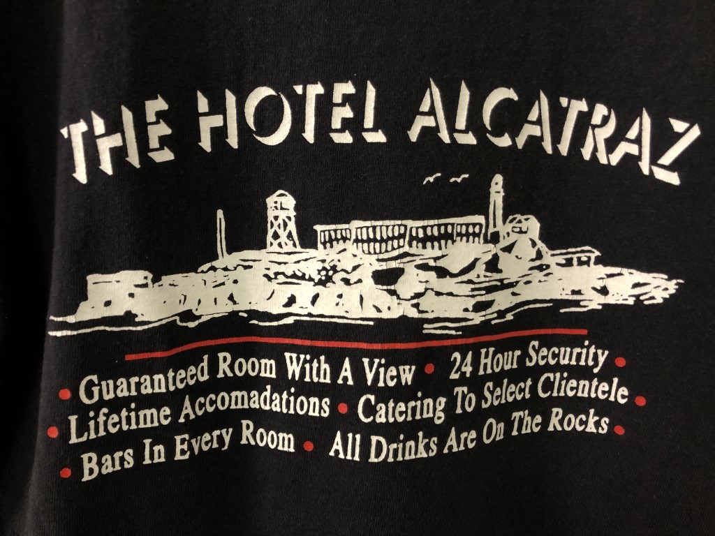 アルカトラズ刑務所◆THE HOTEL ALCATRAZ アルカトラズホテル 半袖Tシャツ サイズ USA古着の画像4