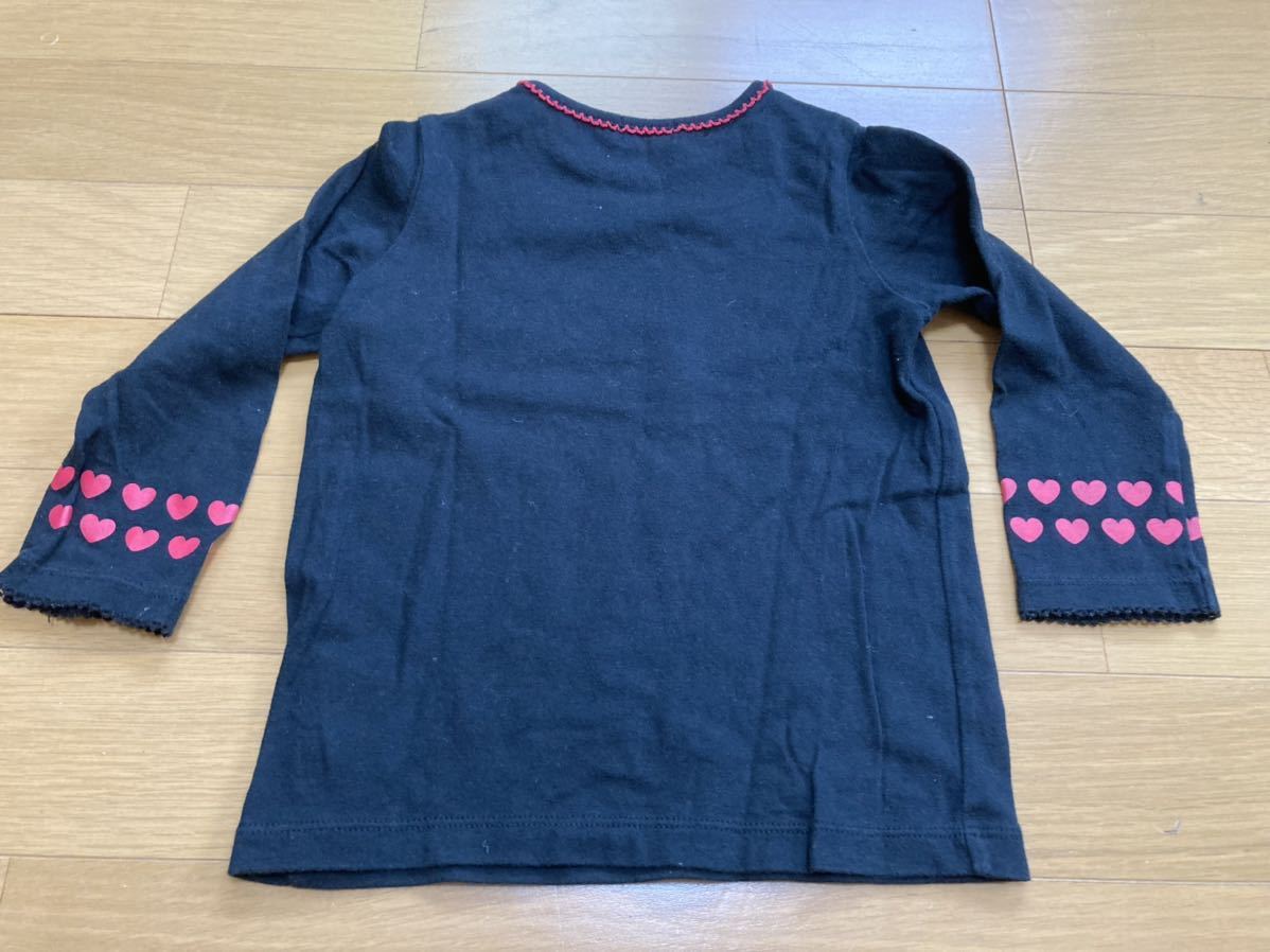 ミキハウス　長袖Tシャツ 90センチ　トップス　キッズ　ジュニア　女の子　ベビー服　女子　ウサギさん　ホットビスケッツ_画像4