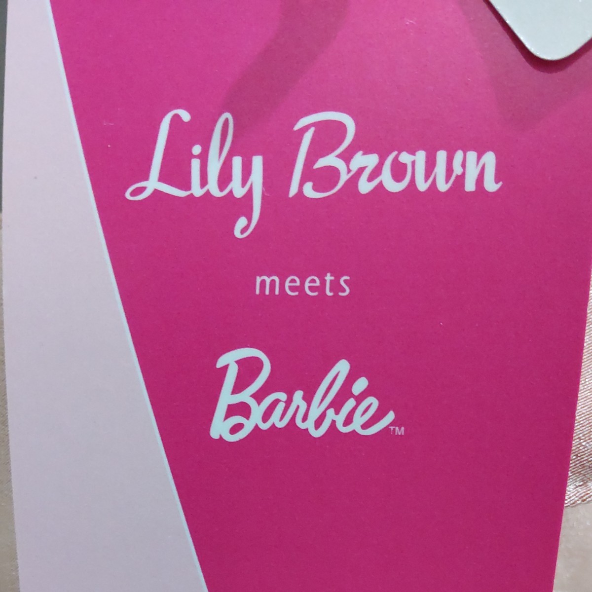 Lily Brown　Barbieコラボ　ワンピースドレス