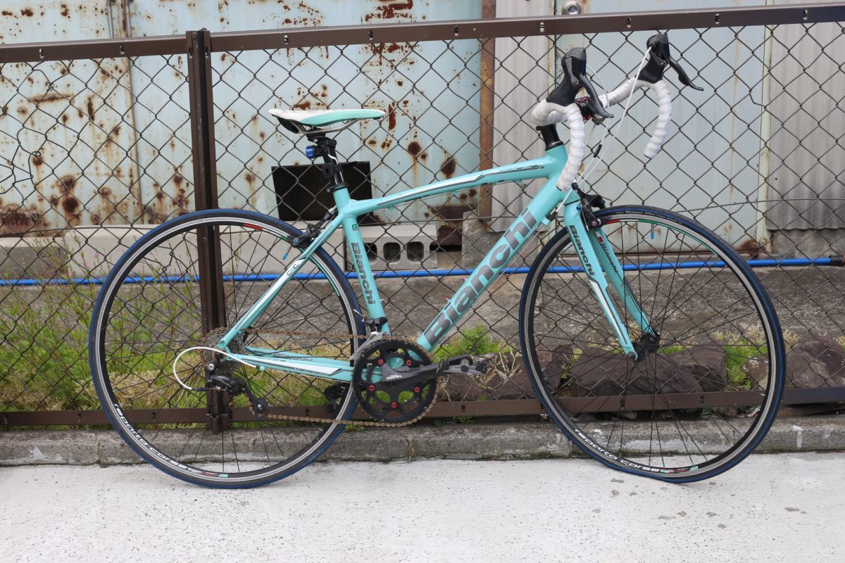 大阪引取歓迎□Bianchi ビアンキ ALU HYDRO TRIPLE BUTTED 6000 50cm