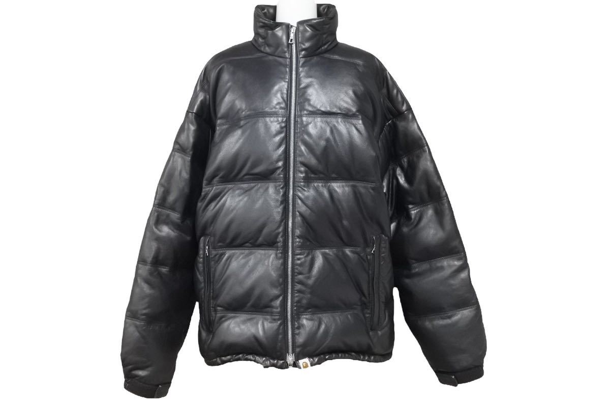 A BATHING APE 初期 レザーキルティングジャケット - 通販 - inova