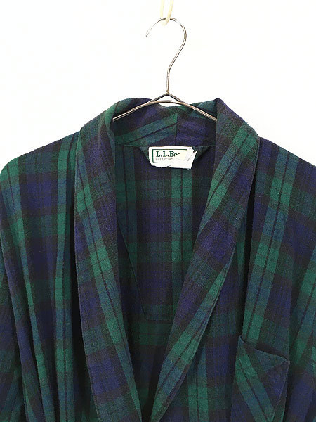 レディース 古着 80s LL Bean ビーン ブラックウォッチ チェック