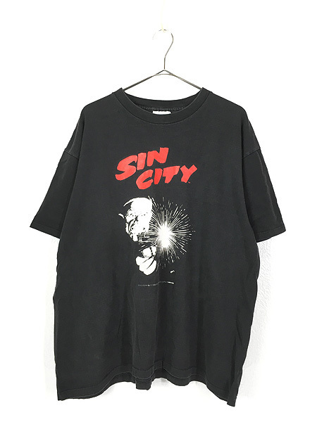 古着 90s USA製 SIN CITY シンシティ グラフィックノベル コミック ムービー Tシャツ XL 古着