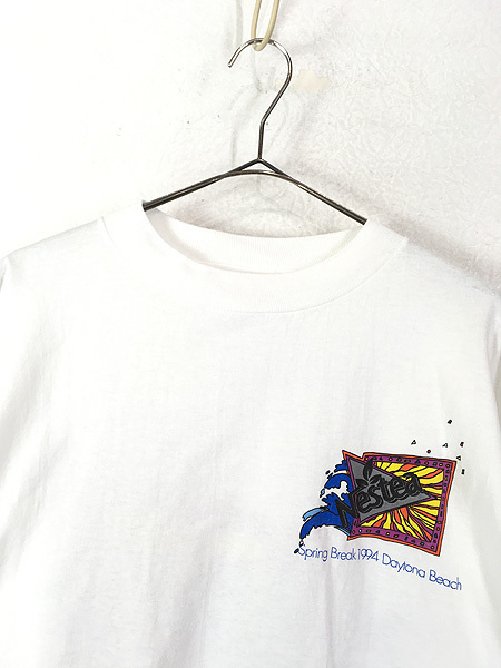 古着 90s USA製 NESTEA ネスティ カラフル グラフィック 企業 ロゴ Tシャツ XXL 古着_画像2