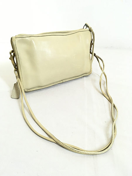 当店在庫してます! 70s 古着 雑貨 USA製 古着 アイボリー 小型 バッグ ショルダー レザー 本革 COACH OLD ショルダーバッグ 当店在庫してます! 70s 古着 雑貨 USA製 古着 アイボリー 小型 バッグ ショルダー レザー 本革 COACH OLD ショルダーバッグ