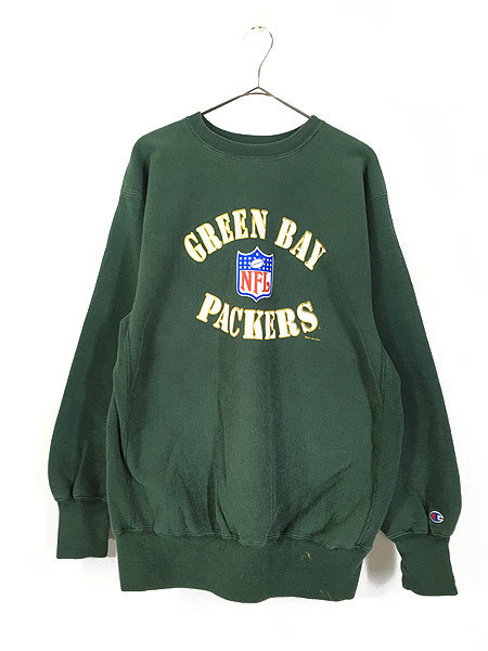 古着 90s USA製 Champion Reverse Weave NFL 「PACKERS」 リバース スウェット XXL 古着