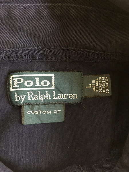 古着 Polo Ralph Lauren USA ナンバリング BIG ポニー ラガー ラグビー シャツ L 古着_画像5