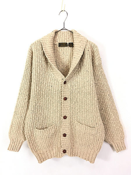 ギフ_包装】 80s 古着 Eddie 古着 M カーディガン ニット ショール