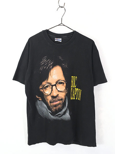 古着 90s USA製 Eric Clapton 「U.S TOUR」 ツアー ブルース ロック Ｔ