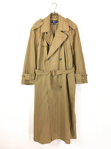 古着 90s Ralph Lauren ラルフ ダブルブレスト トレンチ スプリング