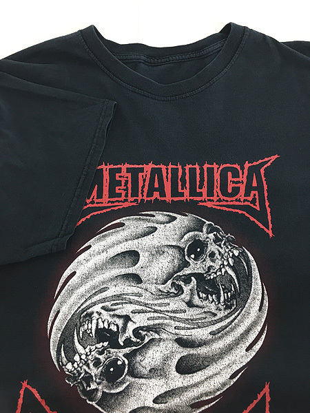 古着 00s METALLICA × Pushead ヘヴィ メタル ロック バンド Ｔシャツ XL位 古着_画像5