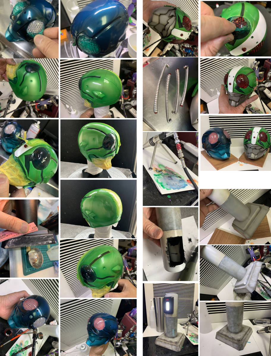 リペイント 発光ギミック付 マスクレプリカ[仮面ライダーTHE リペイント 発光ギミック付 マスクレプリカ[仮面ライダーTHE