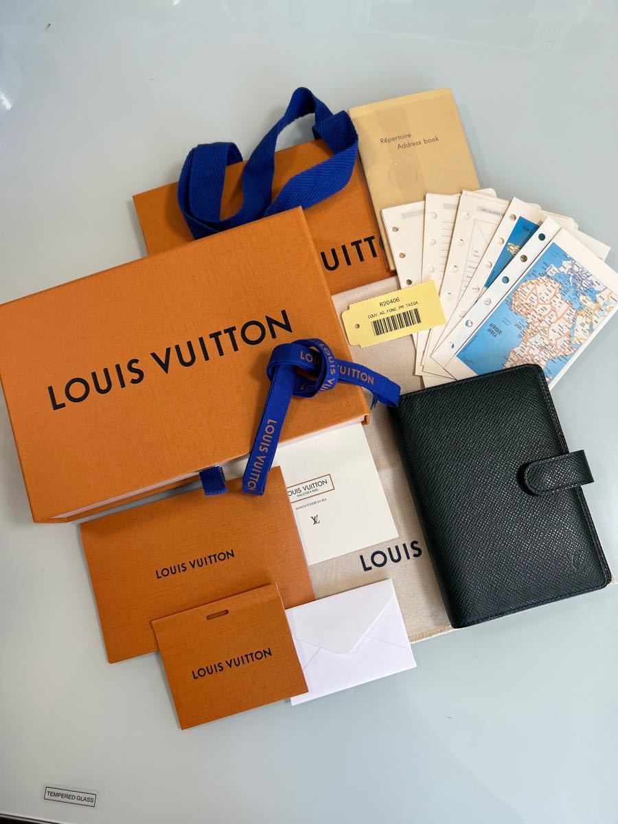 LOUIS VUITTON ルイヴィトン 手帳カバー タイガ アジェンダPM - 文具