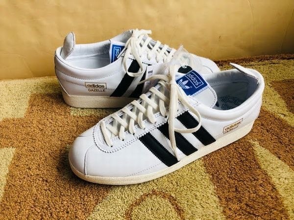 復刻 アディダス ガゼル 白×黒 Vintage 26.5cm 検索ガッツレー 復刻 アディダス ガゼル 白×黒 Vintage 26.5cm 検索ガッツレー