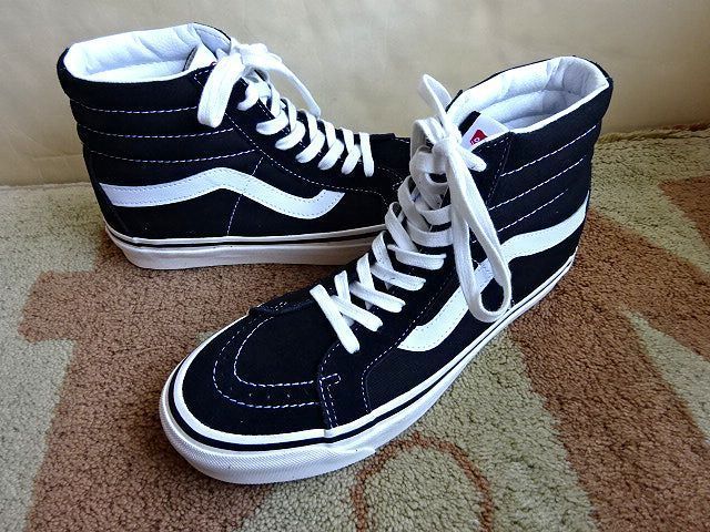 バンズ sk8-hi アナハイム ファクトリー コレクション 26.5cm 黒×白