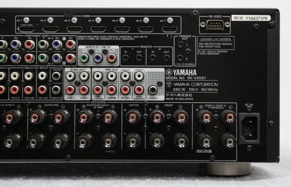 YAMAHA RX-V2067 AVアンプ YAMAHA RX-V2067 AVアンプ