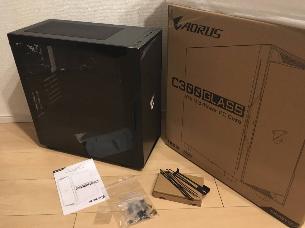 【新品開封品】GIGABYTE AORUS C300 GLASS ATX Mid-Tower