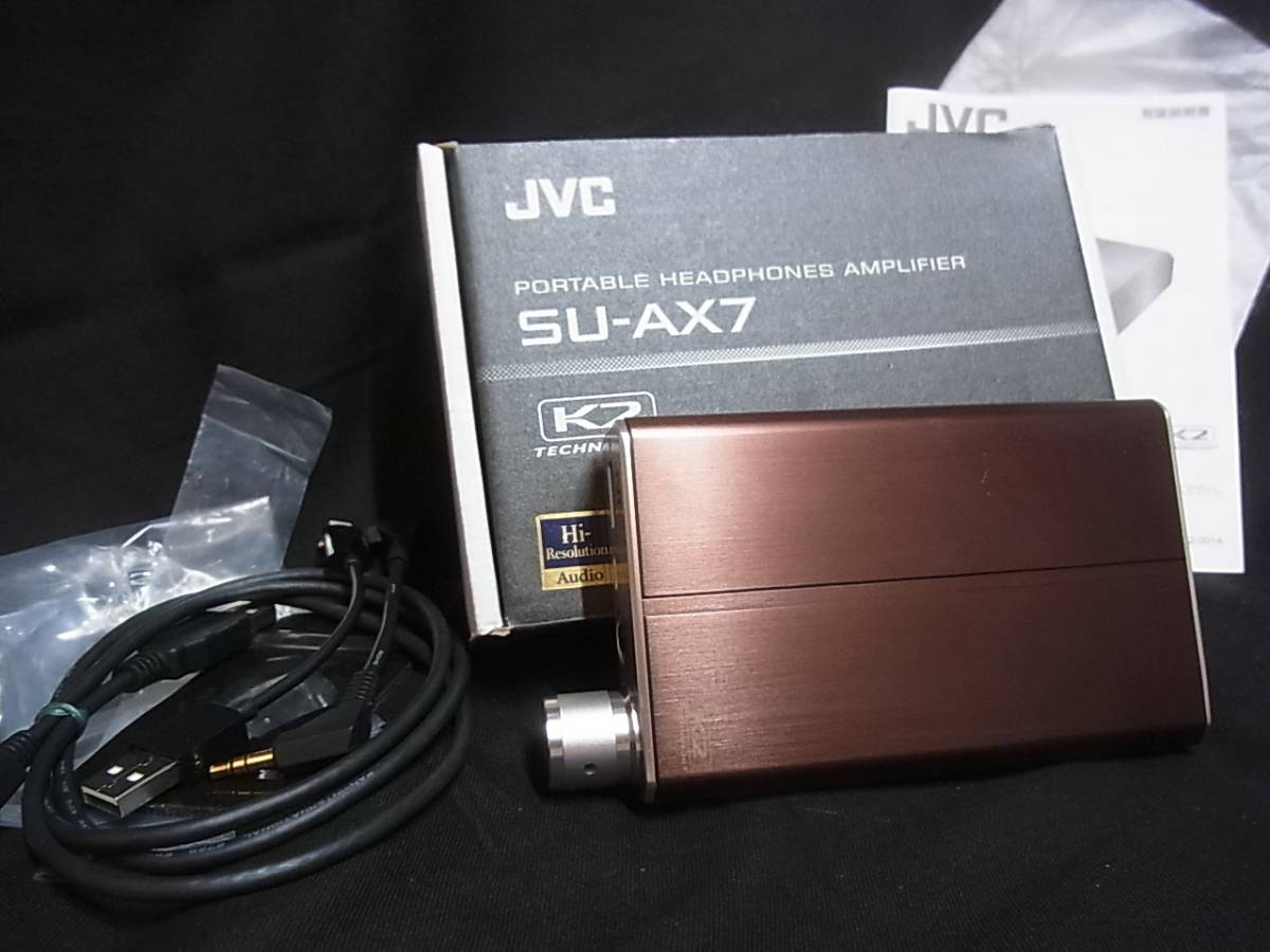 JVC SU-AX7 ポータブルヘッドホンアンプ ハイレゾ音源対応
