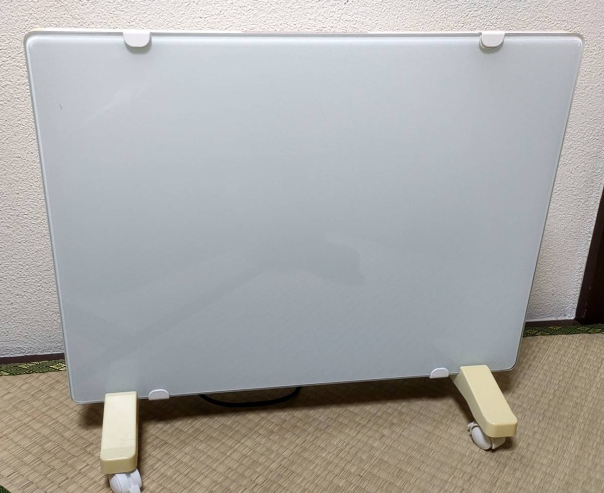 [ used ] thousand . Tecnos glass panel heater /TEKNOS GP-001-W white 