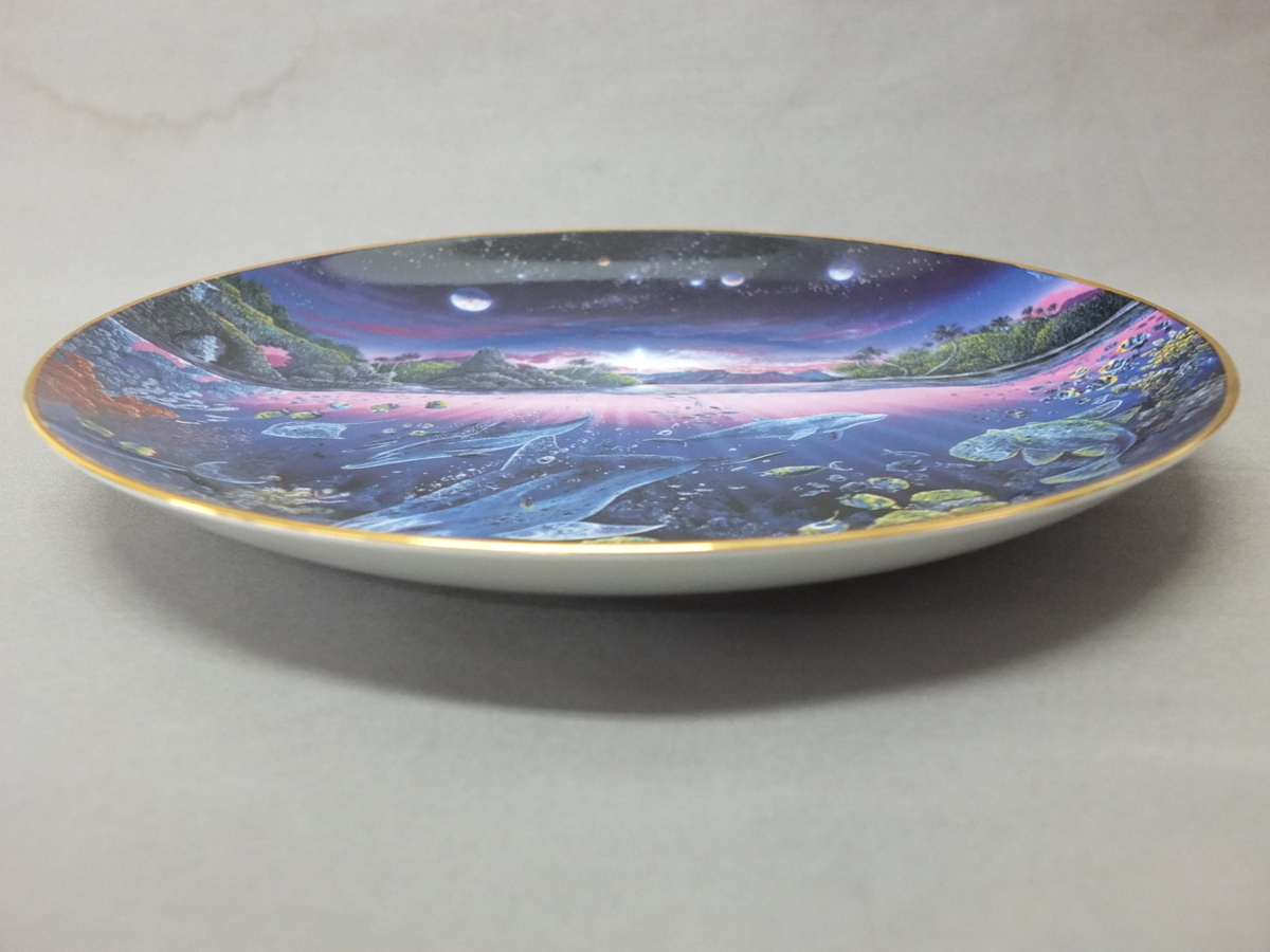 ロバート・リン・ネルソン Robert Lyn Nelson プレート 皿 飾り皿 陶製 絵皿 7082_画像6