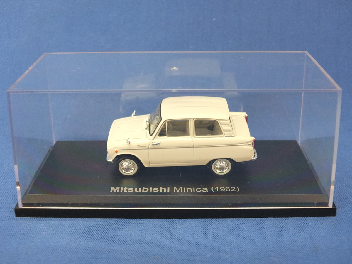2：NOREV/ノレブ★国産名車コレクション 1/43 「Mitsubishi Minica 1962」三菱 ミニカ ミニカー 車 ケース入り_画像1