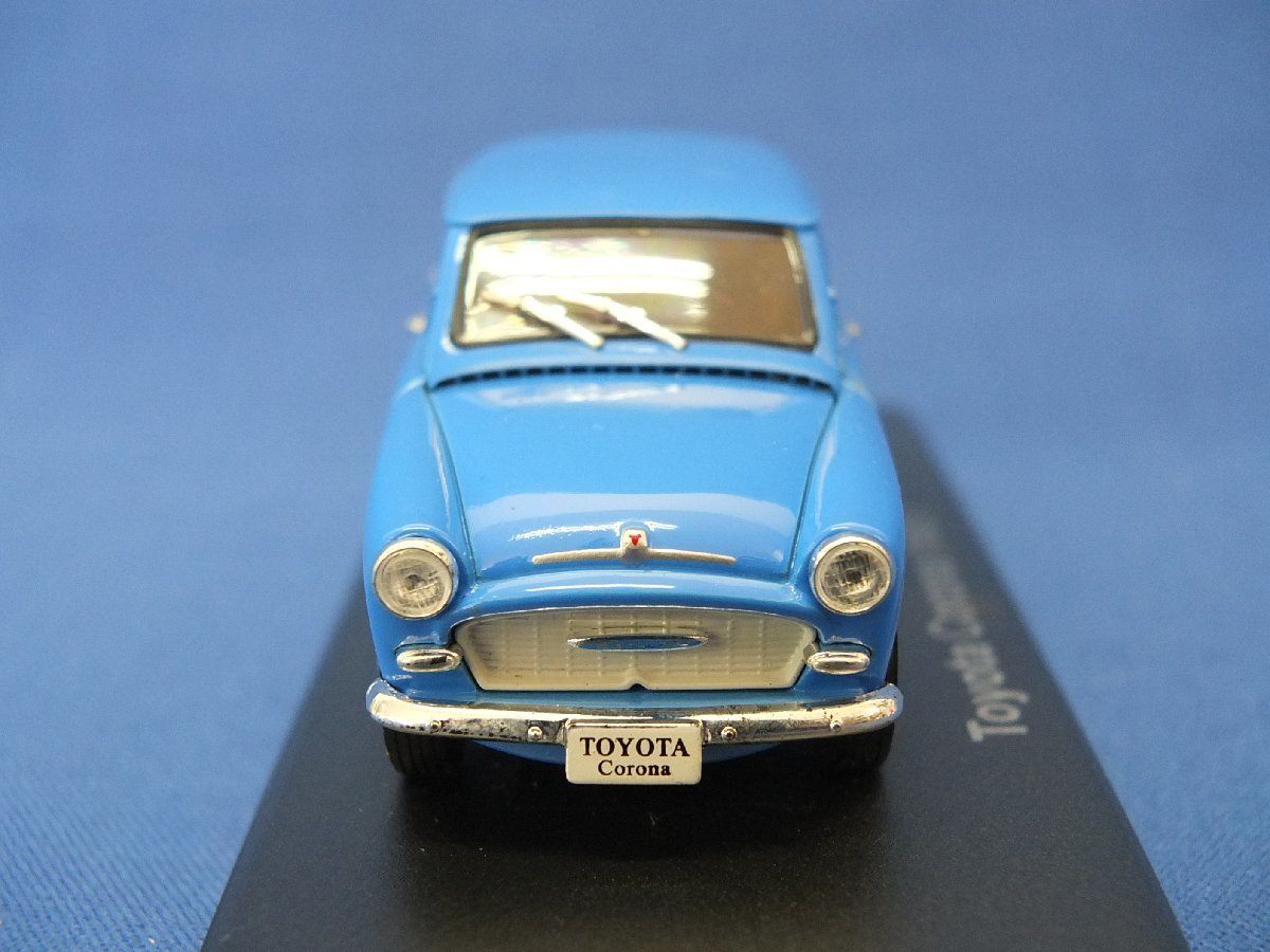 36：NOREV/ノレブ★国産名車コレクション 1/43 「Toyota Corona 1957年」 コロナ ブルー ミニカー 車 ケース入り_画像3