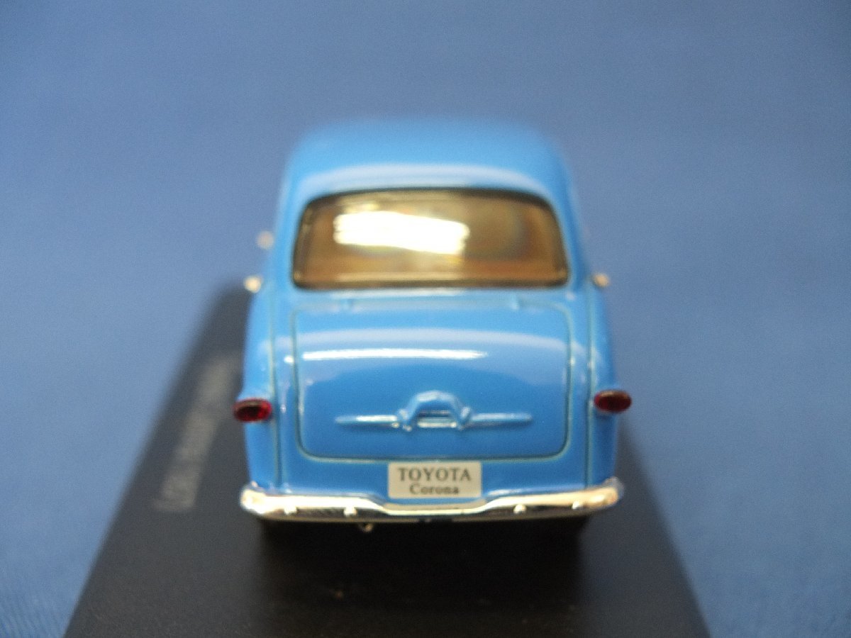 36：NOREV/ノレブ★国産名車コレクション 1/43 「Toyota Corona 1957年」 コロナ ブルー ミニカー 車 ケース入り_画像6