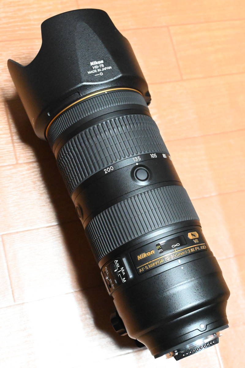Nikon ニコン AF-S NIKKOR 70-200mm f/2.8E FL ED VR (、美品) Nikon ニコン AF-S NIKKOR 70-200mm f/2.8E FL ED VR (、美品)