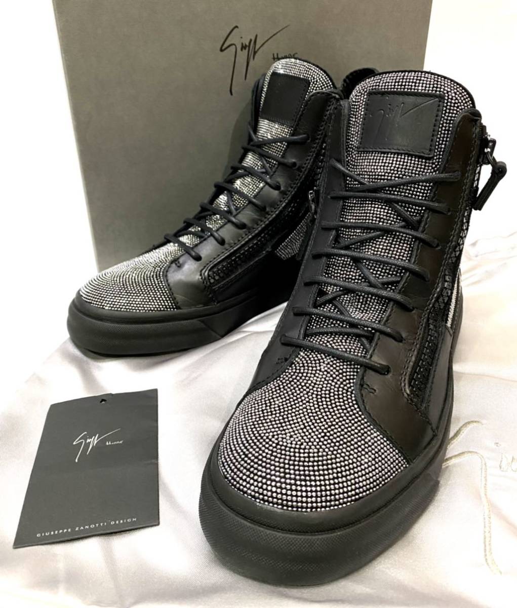 未使用giuseppe zanotti ru4098 london tr uomo CAMOSCIO ジュゼッペ