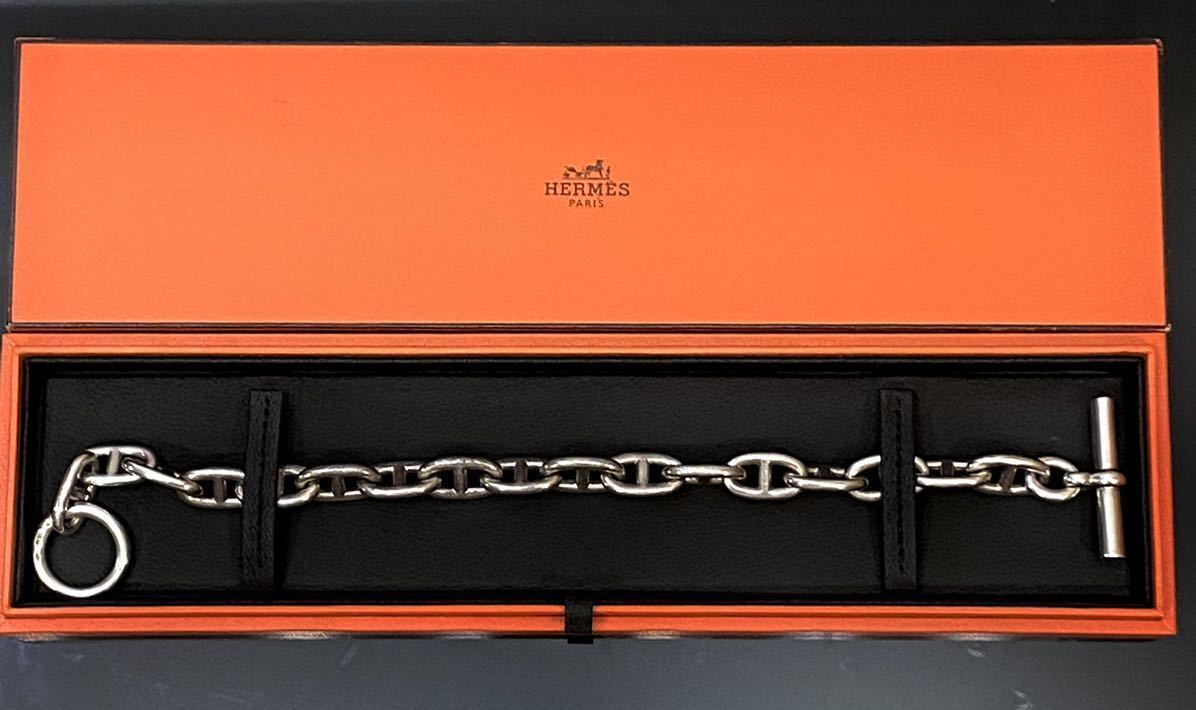 希少 HERMES マルジェラ期 シェーヌダンクルブレスレットGM 17 希少 HERMES マルジェラ期 シェーヌダンクルブレスレットGM 17
