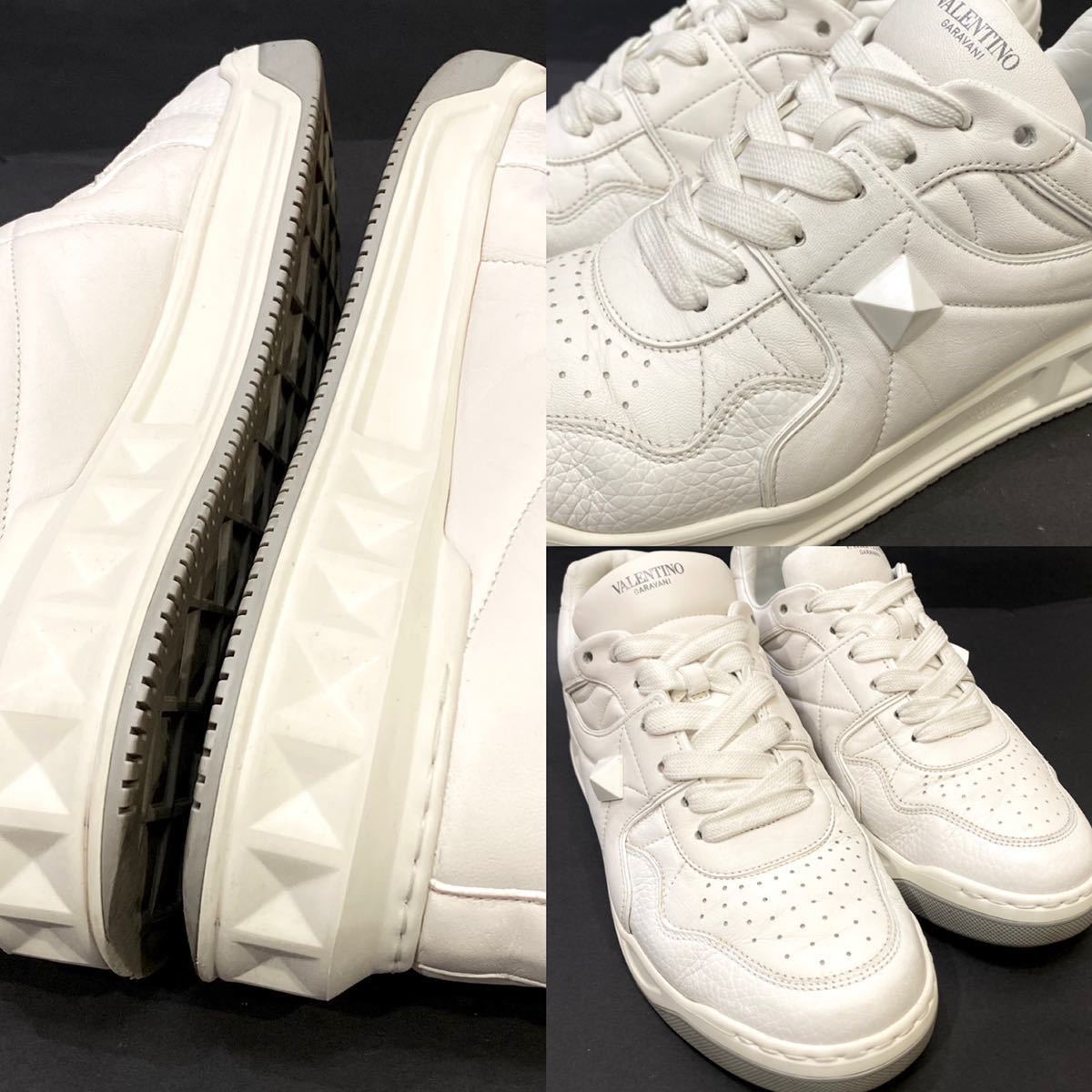VALENTINO GARAVANI SWE71Y2 メンズ ワンスタッズ レザー VALENTINO GARAVANI SWE71Y2 メンズ ワンスタッズ レザー