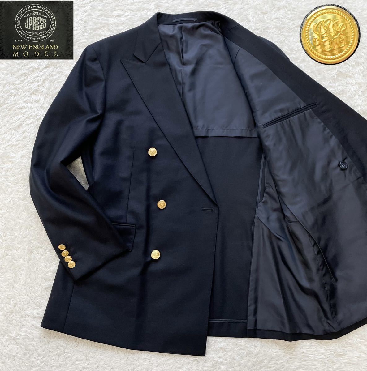 Double Navy Blazer New England