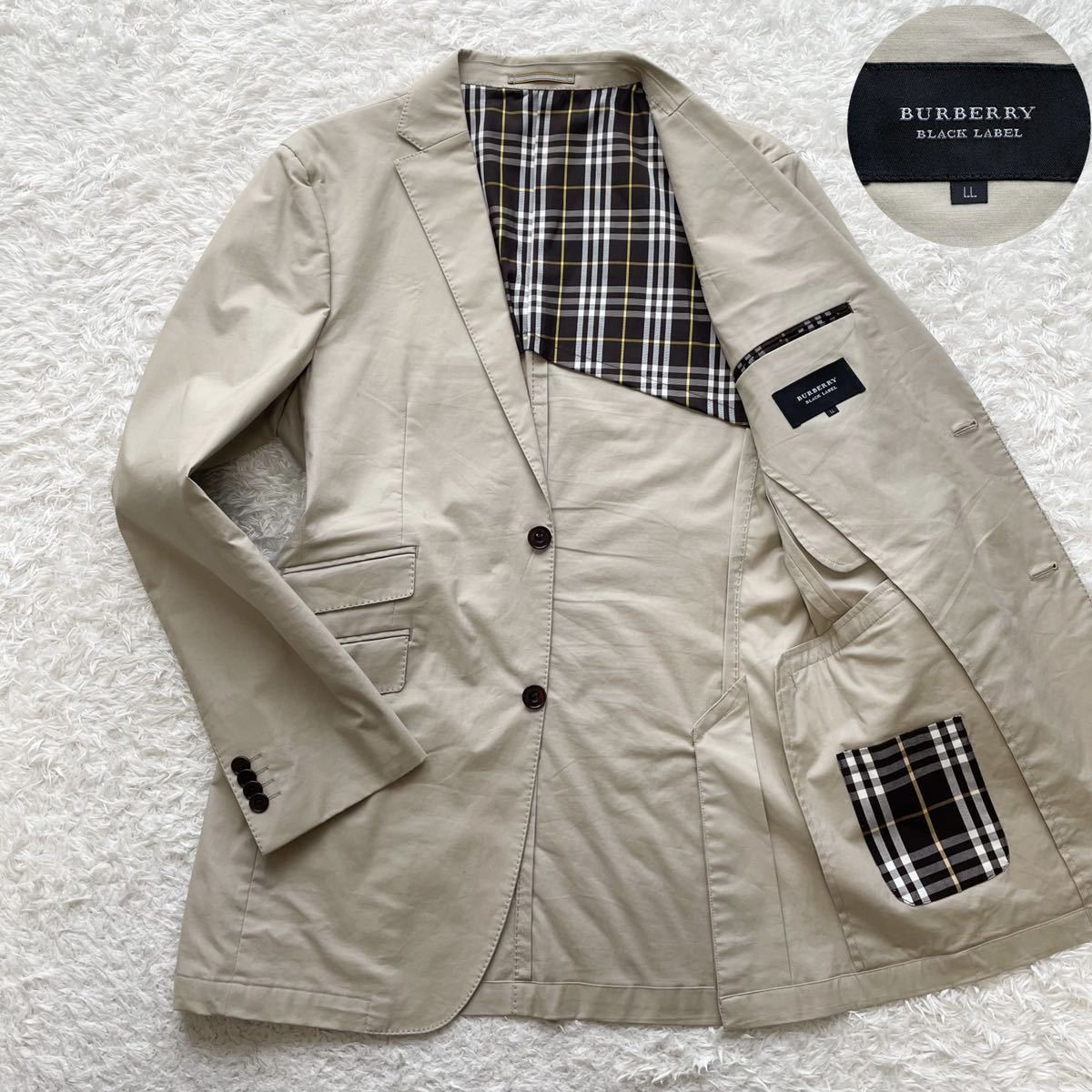 希少LLサイズ◎バーバリーブラックレーベル BURBERRY BLACK LABEL ノバ