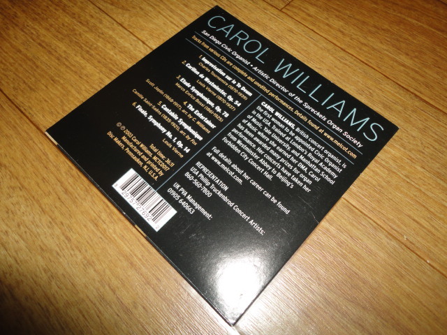 ♪Carol Williams / Carol Williams Collection♪ オルガン organist_画像3