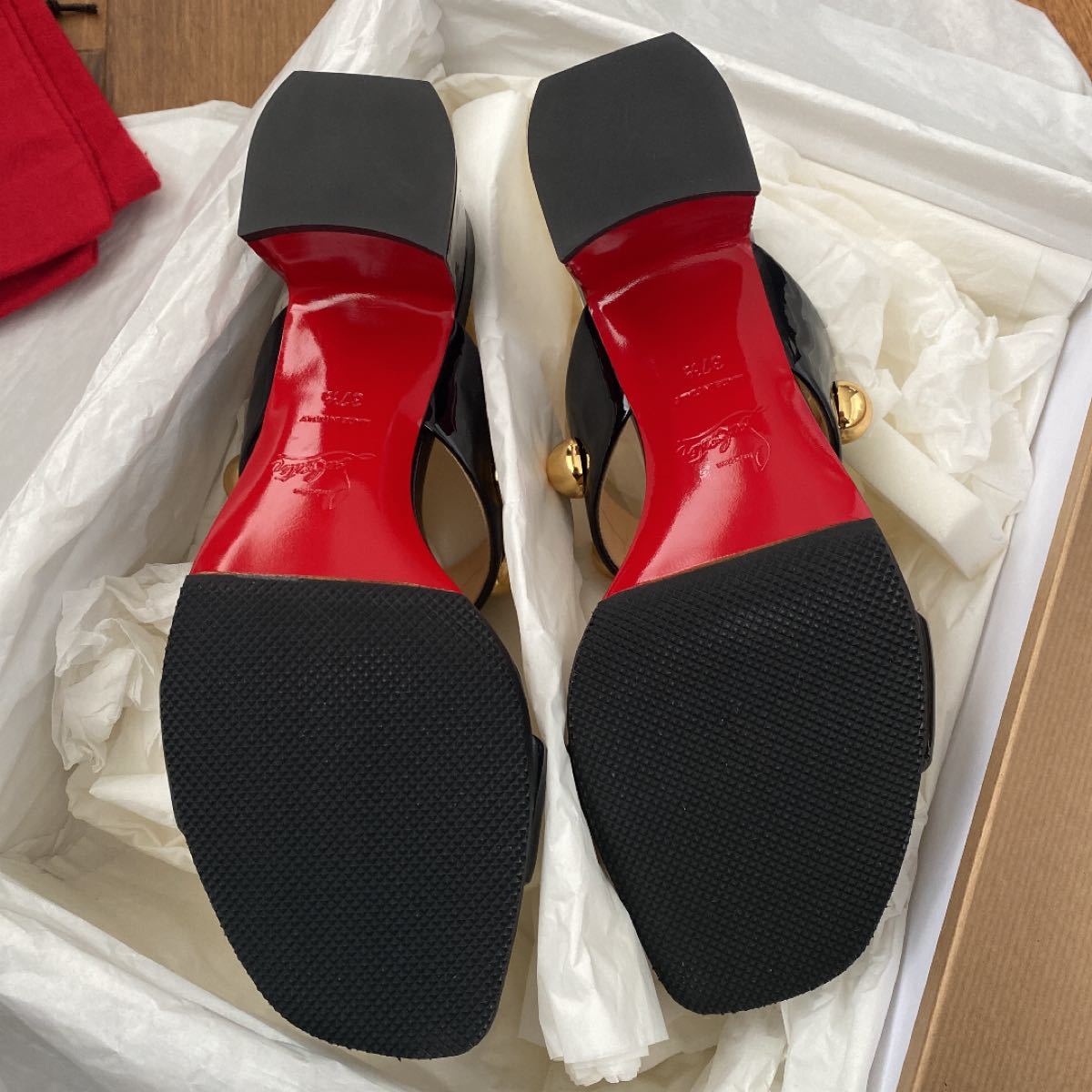 いつでもポイント10倍 Christian Louboutin トングサンダル ホワイト