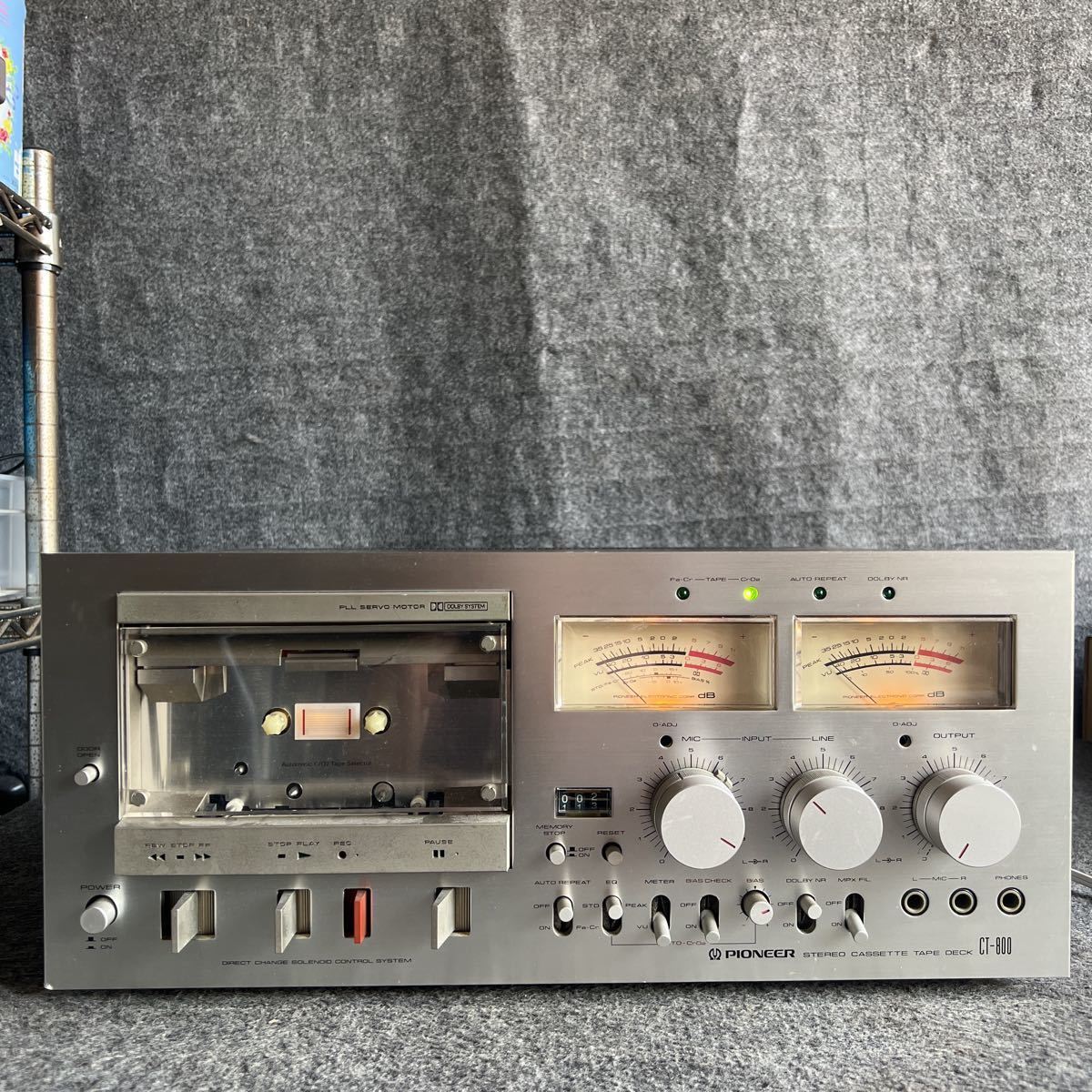 PIONEER パイオニア CT-800 ステレオ カセットデッキ STEREO CASSETTE