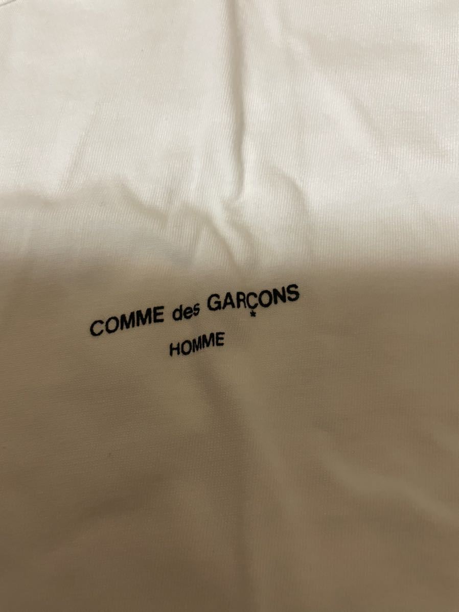 新品 80s Comme des Garcons homme ロゴ Tシャツ 白 スタジャン コムデギャルソンオム アンダーカバー オムプリュス ニット Plus カニエ_画像5