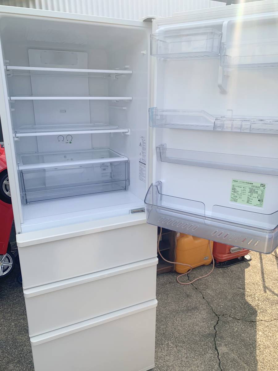 D 25 美品 AQR-36J(W)4ドア冷蔵庫 中古 自動製氷 355L 2020年製