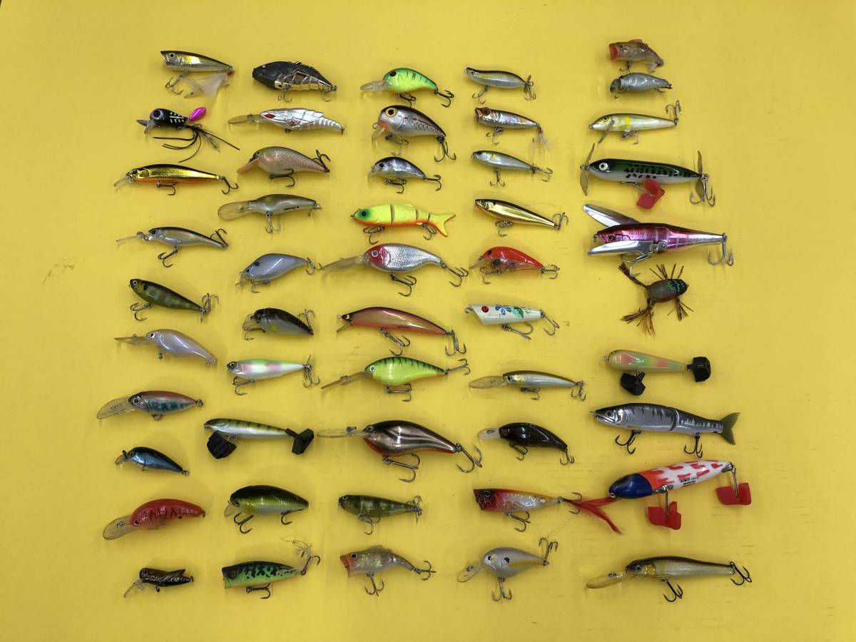 ◇【ジャンク品】シマノ、ヘドンなど人気メーカー含むルアーまとめ50