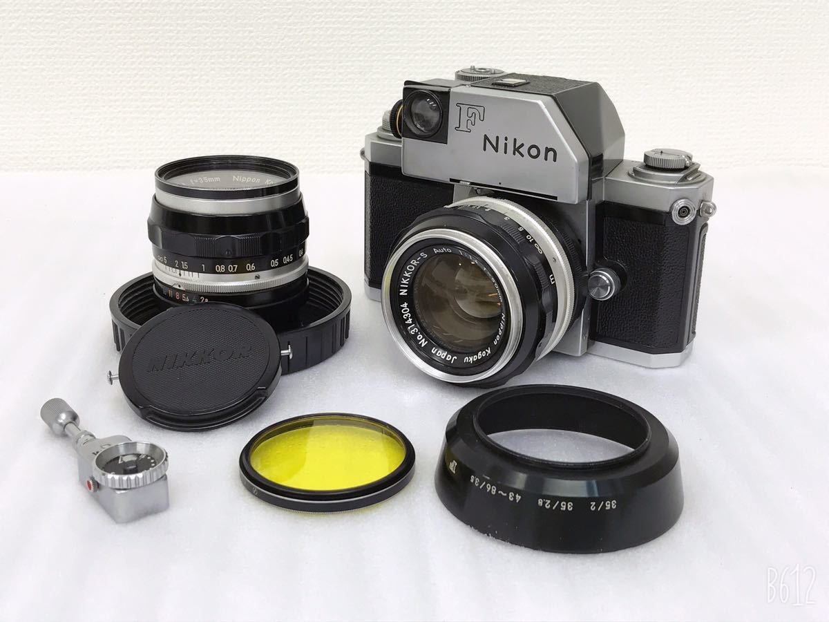 現状品】Nikon F ニコンF フィルムカメラ NIKKOR-S 1:1.4 f=50mm