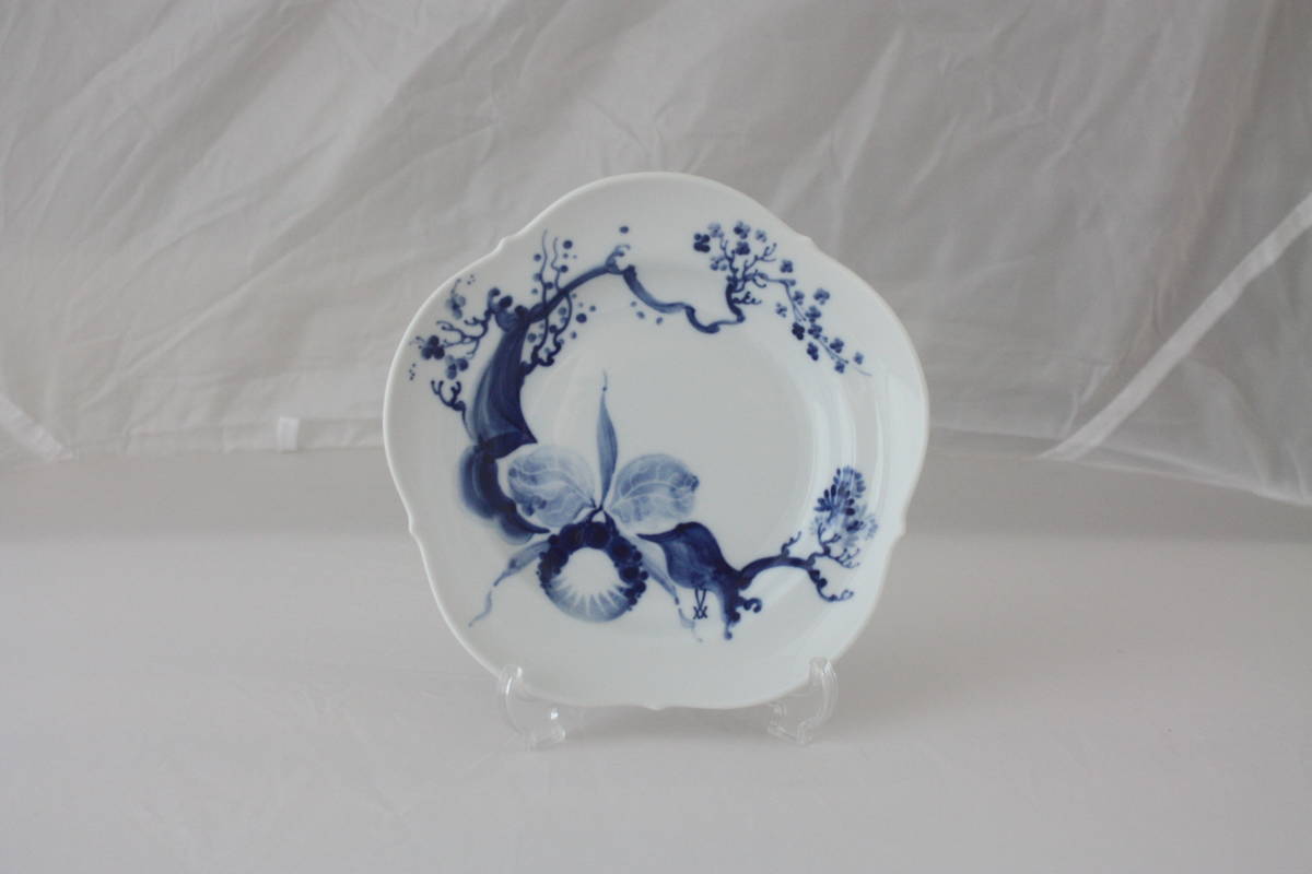 激レア 5点セット プレート マイセン Meissen ブルーオーキッド 美品