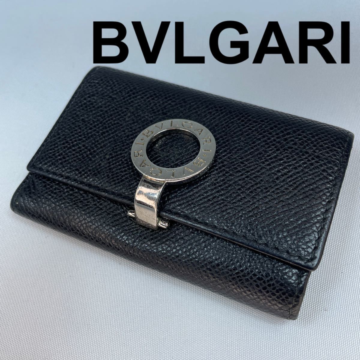 BVLGARI ブルガリ キーケース ブラック メンズ レディース 6連｜PayPay 