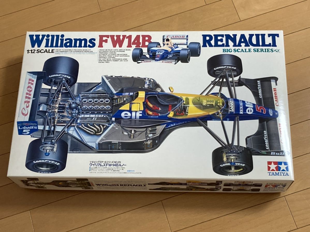 1/12 タミヤ ウイリアムズ ルノー FW14B Williams RENAULT TAMIYA 未