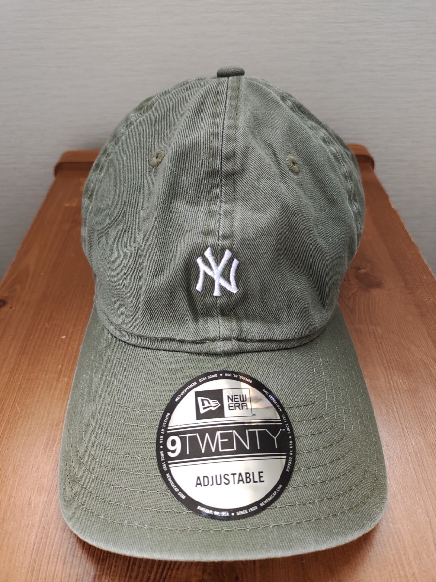 NEW ERA 9TWENTY ヤンキース ミニロゴ ウォッシュドコットン キャップ ニューエラ